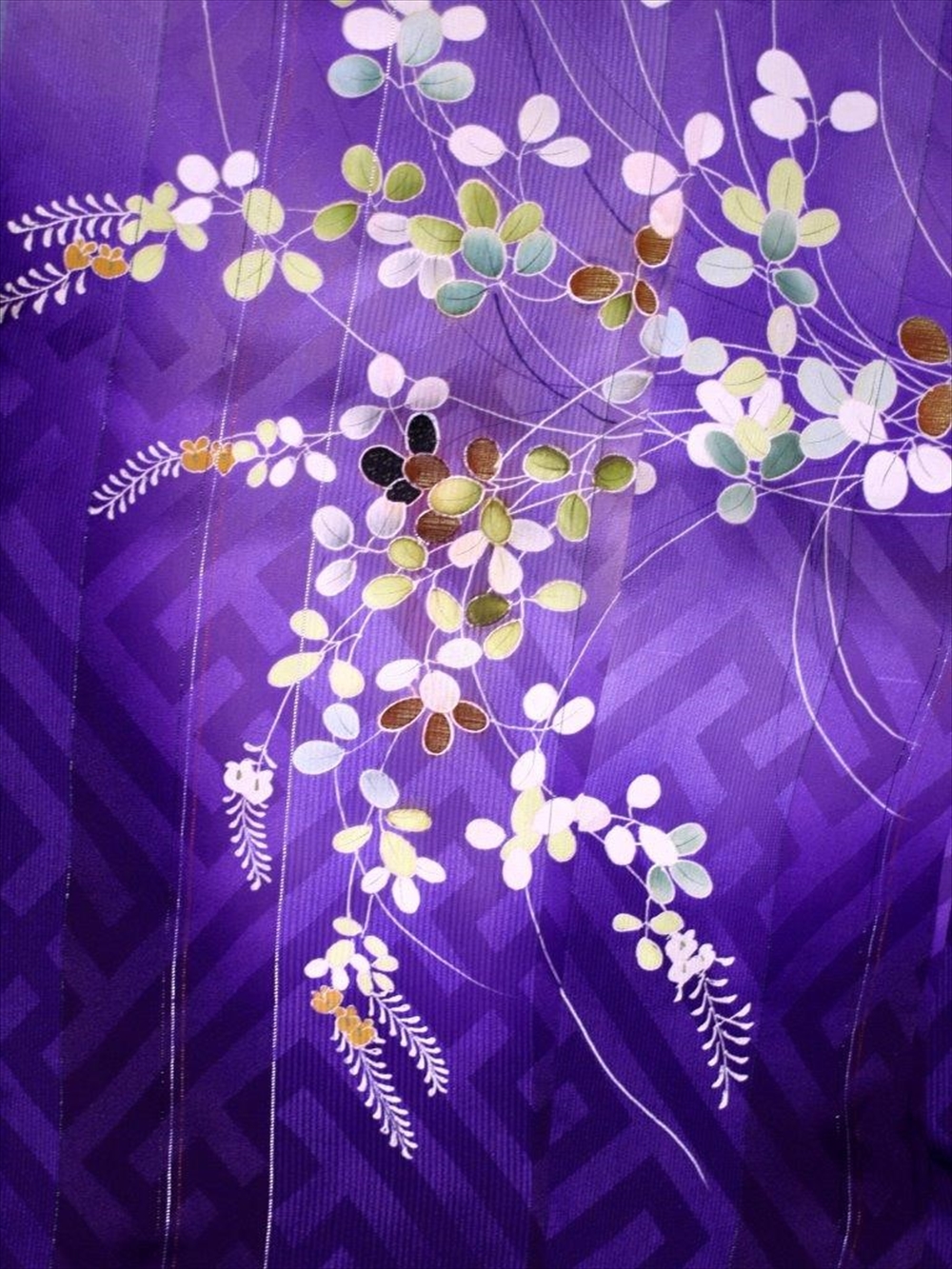 アンティーク羽織 紫 着物